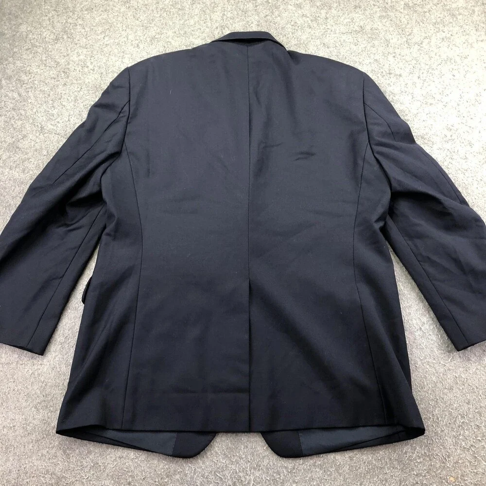 Lauren Ralph Lauren Blazer Mens 40S Navy Blue Wool Gold Button Sport Coat Jacket